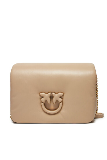 PINKO Дамска чанта Love Click Puff Classic AI 23-24 PLTT101585 A1J5 Z14B Бежов - Mera.bg