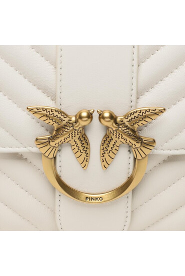 Pinko Дамска чанта Love Icon Classic Cl . PE 23 PLTT 100053 A0GK White Z14Q - Mera.bg