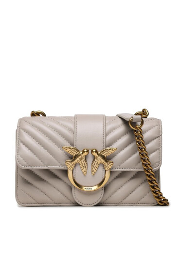 Pinko Дамска чанта Love Icon Mini Cl PE 23 PLTT 100059 A0GK Grigio Pinguino I30Q - Mera.bg