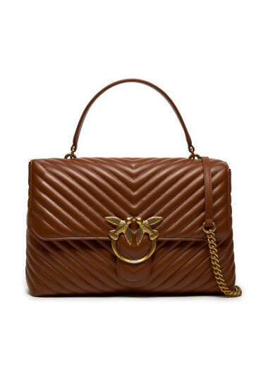 PINKO Дамска чанта Love Lady Puff Big 100042 A0GK Кафяв - Mera.bg
