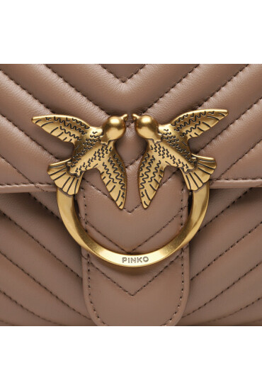 PINKO Дамска чанта Love Lady Puff Big Cl . AI 23-24 PLTT 100042 A0GK Бежов - Mera.bg