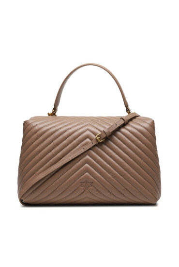 PINKO Дамска чанта Love Lady Puff Big Cl . AI 23-24 PLTT 100042 A0GK Бежов - Mera.bg