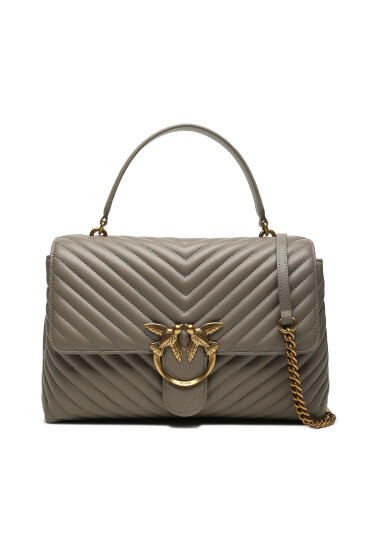 PINKO Дамска чанта Love Lady Puff Big Cl . AI 23-24 PLTT 100042 A0GK Сив - Mera.bg