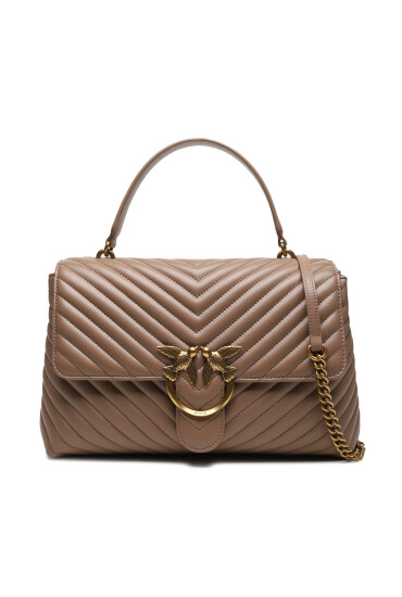 PINKO Дамска чанта Love Lady Puff Big Cl . AI 23-24 PLTT 100042 A0GK Бежов - Mera.bg