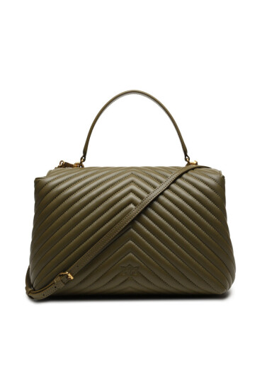 Pinko Дамска чанта Love Lady Puff Big Cl AI 23-24 PLTT 100042 A0GK Verde Abet V62Q - Mera.bg