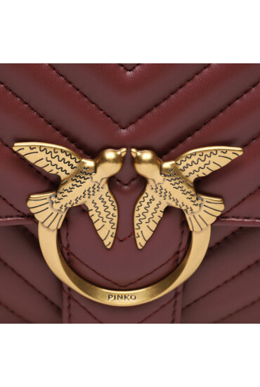 Pinko Дамска чанта Love Lady Puff Classic Cl AI 23-24 PLTT 100043 A0GK Ribes Inte WW5Q - Mera.bg