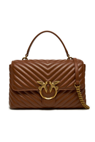 PINKO Дамска чанта Love Lady Puff Classic Cl AI 24-25 PLTT 100043 A0GK Кафяв - Mera.bg