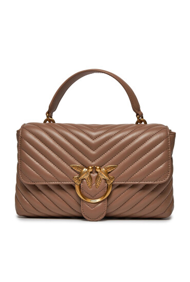PINKO Дамска чанта Love Lady Puff Classic Cl Кафяв - Mera.bg