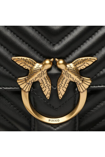 PINKO Дамска чанта Love Lady Puff Classic Cl PE 23 PLTT 100043 A0GK Черен - Mera.bg