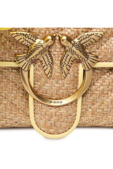Pinko Дамска чанта Love Lady Puff Classic Cl PE 23 PLTT 100043 A0OT Yellow C20Q - Mera.bg