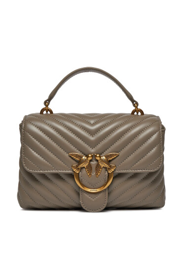 PINKO Дамска чанта Love Lady Puff Mini Cl AI 23-24 PLTT 100044 A0GK Бежов - Mera.bg