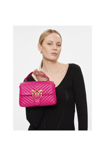 Pinko Дамска чанта Love Lady Puff Mini Cl AI 23-24 PLTT 100044 A0GK Pink N17Q - Mera.bg