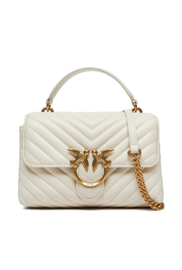 PINKO Дамска чанта Love Lady Puff Mini Cl . AI 24-25 PLTT 100044 A0GK Екрю - Mera.bg