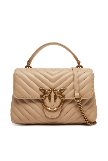 PINKO Дамска чанта Love Lady Puff Mini Cl AI PE 25 PLTT 100044 A0GK Бежов - Mera.bg