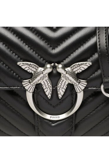 PINKO Дамска чанта Love Lady Puff Mini Cl PE 23 PLTT 100044 A0GK Черен - Mera.bg