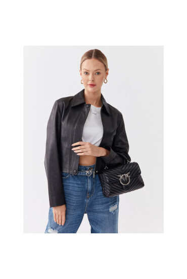 PINKO Дамска чанта Love Lady Puff Mini Cl PE 23 PLTT 100044 A0GK Черен - Mera.bg