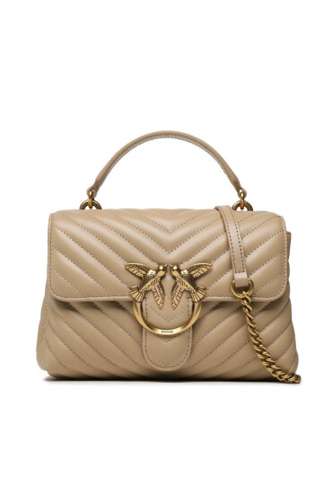 PINKO Дамска чанта Love Lady Puff Mini Cl PE 23 PLTT 100044 A0GK Бежов - Mera.bg