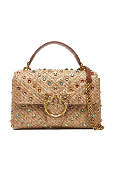 PINKO Дамска чанта Love Lady Puff Mini Cl PE 25 PLTT 100044 A2CG Бежов - Mera.bg