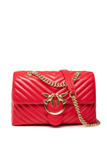 PINKO Дамска чанта Love Lady Puff V Quilt 2 Cl Al 21-22 PLTT 1P22BU Y7FY Червен - Mera.bg