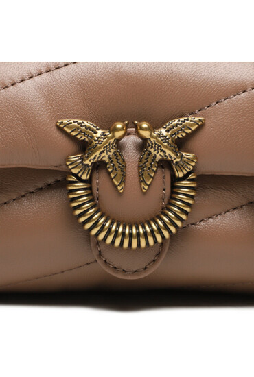 Pinko Дамска чанта Love Micro Puff C AI 23-24 PCPL 100041 A0F2 Beige D01Q - Mera.bg