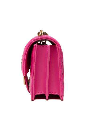 Pinko Дамска чанта Love Mini Icon Chevron Cl AI 22-23 PLTT 1P22UJ A03Z Pink P01Q - Mera.bg