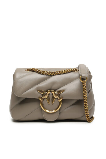 PINKO Дамска чанта Love Mini Puff Cl AI 23-24 PLTT 100039 A0F2 Бежов - Mera.bg