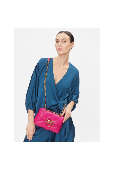 Pinko Дамска чанта Love Mini Puff Cl AI 23-24 PLTT 100039 A0F2 Pink N17Q - Mera.bg