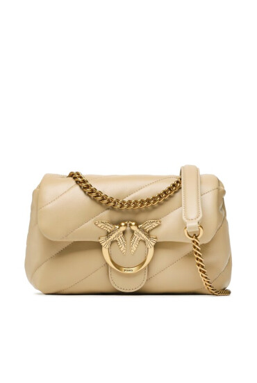 PINKO Дамска чанта Love Mini Puff Cl PE 23 PLTT 100036 A0F2 Бежов - Mera.bg