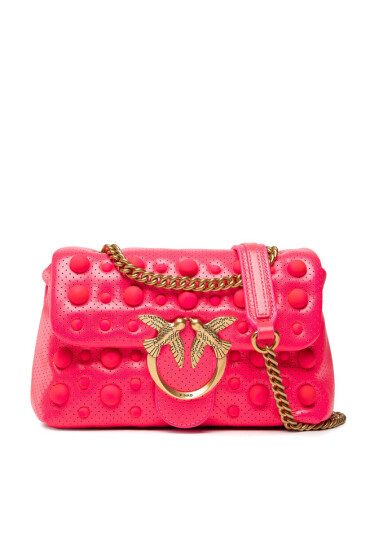 Pinko Дамска чанта Love Mini Puff Color Block Studs Cl PE 22 PLTT 1P22KZ Y7U5 Fuxia Fluo Q46Q - Mera.bg