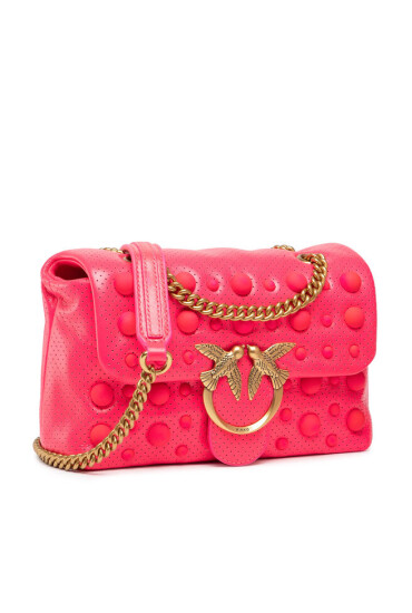 Pinko Дамска чанта Love Mini Puff Color Block Studs Cl PE 22 PLTT 1P22KZ Y7U5 Fuxia Fluo Q46Q - Mera.bg