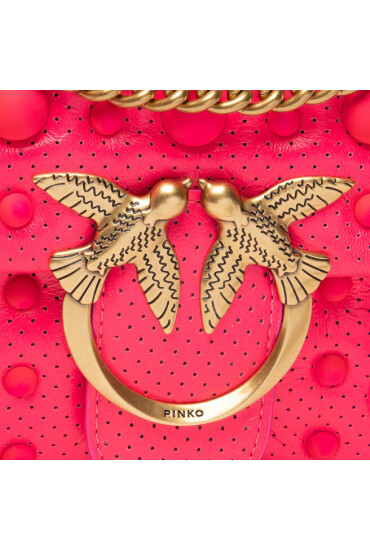 Pinko Дамска чанта Love Mini Puff Color Block Studs Cl PE 22 PLTT 1P22KZ Y7U5 Fuxia Fluo Q46Q - Mera.bg