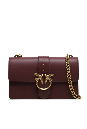 Pinko Дамска чанта Love One Classic C AI 23-24 PLTT 100051 A0F1 Бордо - Mera.bg