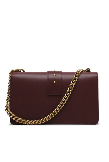 Pinko Дамска чанта Love One Classic C AI 23-24 PLTT 100051 A0F1 Бордо - Mera.bg