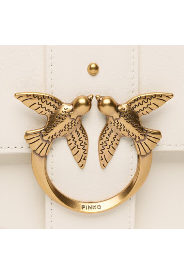 Pinko Дамска чанта Love One Classic C PE 23 PLTT 100051 A0F1 Бял - Mera.bg