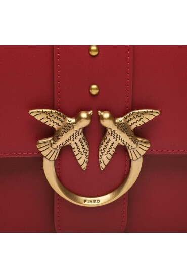 Pinko Дамска чанта Love One Classic Cl AI 23-24 PLTT 100053 A0F1 Dark Red R40Q - Mera.bg