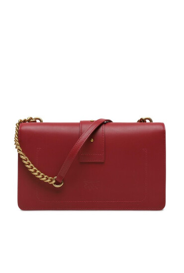 Pinko Дамска чанта Love One Classic Cl AI 23-24 PLTT 100053 A0F1 Dark Red R40Q - Mera.bg