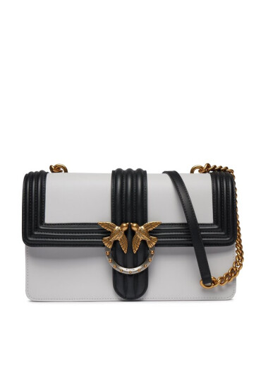 Pinko Дамска чанта Love One Classic Cl AI 23-24 PLTT 10053 A177 Grigio Pinguino I30Q - Mera.bg