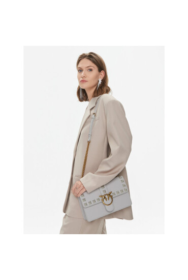 Pinko Дамска чанта Love One Classic Cl Al 23-24 PLTT 100053 A0NF Grey I30Qsza - Mera.bg