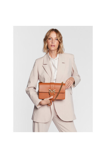 Pinko Дамска чанта Love One Classic Cl PE 23 PLTT 100053 A0F1 Cuoio L58Q - Mera.bg