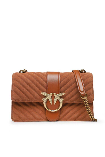 Pinko Дамска чанта Love One Classic Cl PE 23 PLTT 100053 A0F6 Кафяв - Mera.bg