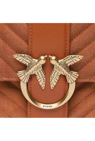 Pinko Дамска чанта Love One Classic Cl PE 23 PLTT 100053 A0F6 Кафяв - Mera.bg