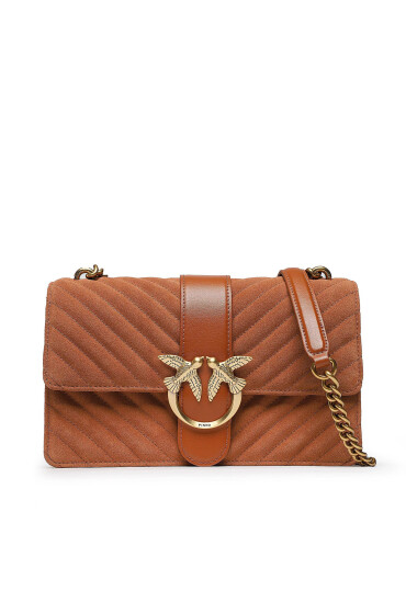 Pinko Дамска чанта Love One Classic Cl PE 23 PLTT 100053 A0F6 Кафяв - Mera.bg