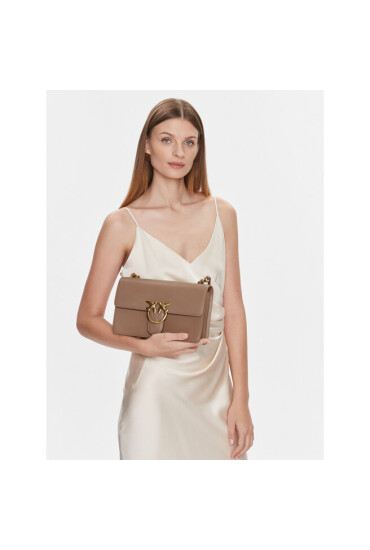 PINKO Дамска чанта Love One Classic Dc AI 23-24 PLTT 100941 A0F1 Бежов - Mera.bg