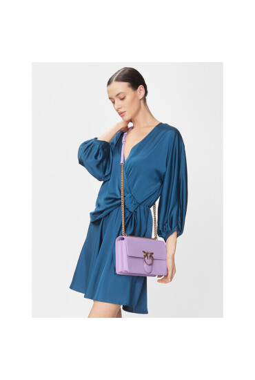 Pinko Дамска чанта Love One Classic Dc AI 23-24 PLTT 100941 A0F1 Lilla Y48Q - Mera.bg