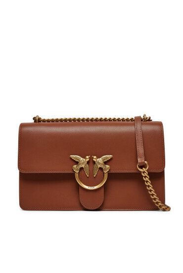 PINKO Дамска чанта Love One Classic Dc AI 24-25 PLTT 100941 A0F1 Кафяв - Mera.bg