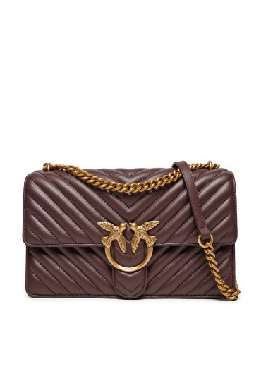 PINKO Дамска чанта Love One Classic Dc AI 24-25 PLTT 100941 A0GK Бордо - Mera.bg