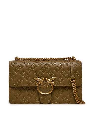 PINKO Дамска чанта Love One Classic Dc AI 24-25 PLTT 100941 A1YB Кафяв - Mera.bg