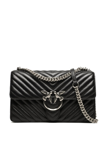 PINKO Дамска чанта Love One Classic Dc. AI23-24 PLTT 100941 A0GK Черен - Mera.bg
