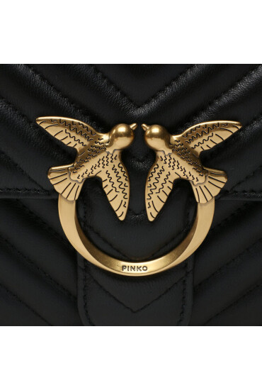 PINKO Дамска чанта Love One Classic Dc. PE 23 PLTT 100941 A0GK Черен - Mera.bg