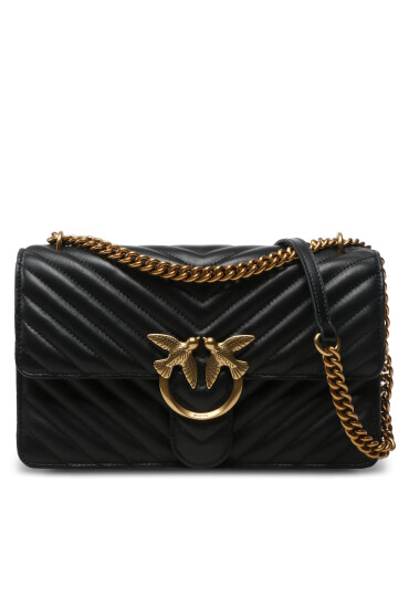 PINKO Дамска чанта Love One Classic Dc. PE 23 PLTT 100941 A0GK Черен - Mera.bg